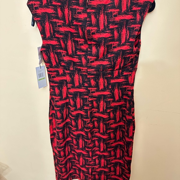 Calvin Klein red and black dress size 4 - Picture 8 of 8